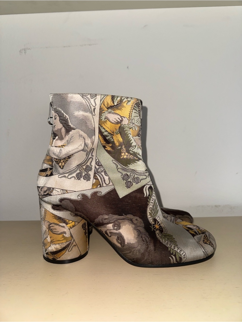 Maison Margiela Lovers Silk Ankle Boots - Size 40 - Picture 3 of 8